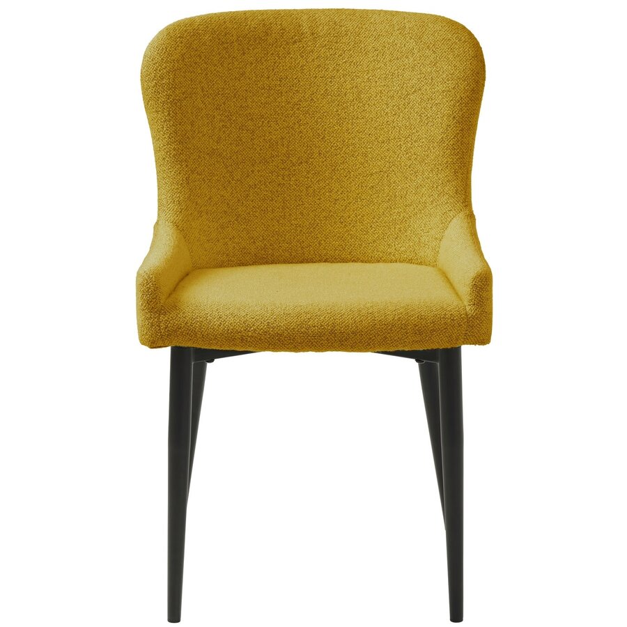 Ontario Eetkamerstoel Mosterd Bouclé Ontario Eetkamerstoel Mosterd Bouclé
