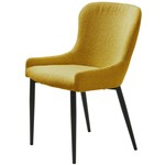 Hygge Interiors Ontario Eetkamerstoel Mosterd Bouclé Hygge Interiors Ontario Eetkamerstoel Mosterd Bouclé