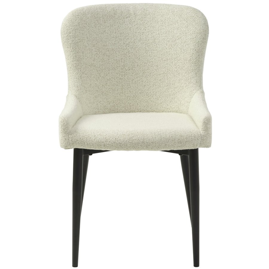 Ontario Eetkamerstoel Gebroken Wit Bouclé Ontario Eetkamerstoel Gebroken Wit Bouclé