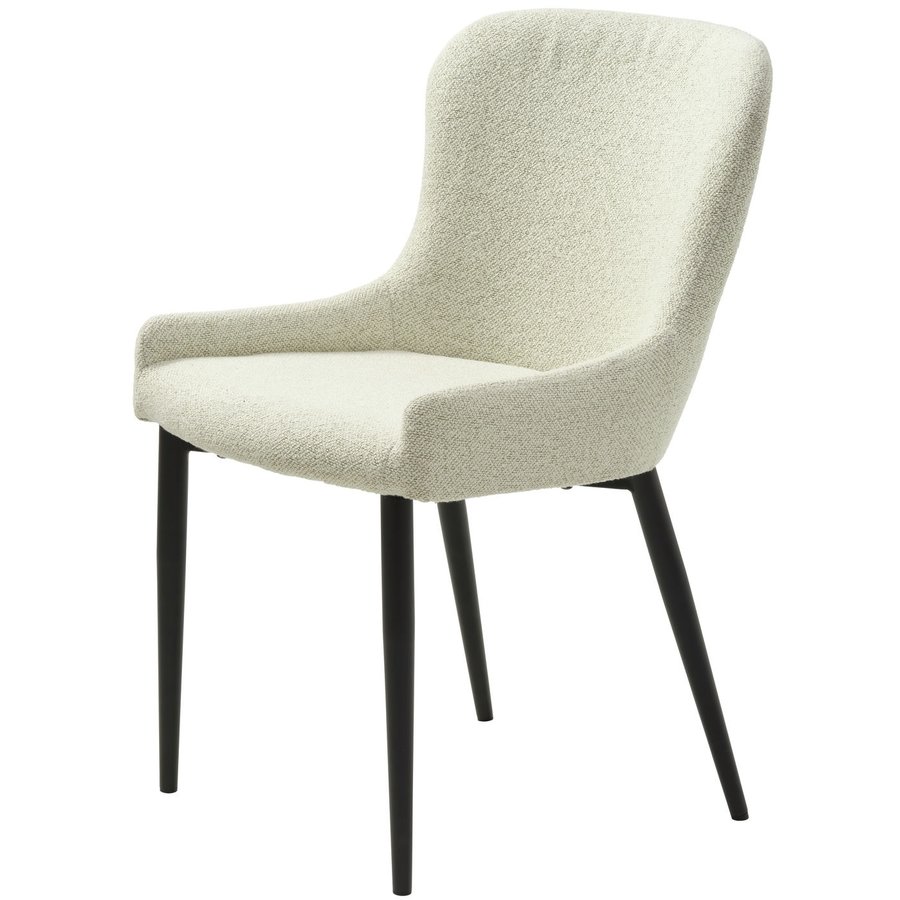 Ontario Eetkamerstoel Gebroken Wit Bouclé Ontario Eetkamerstoel Gebroken Wit Bouclé