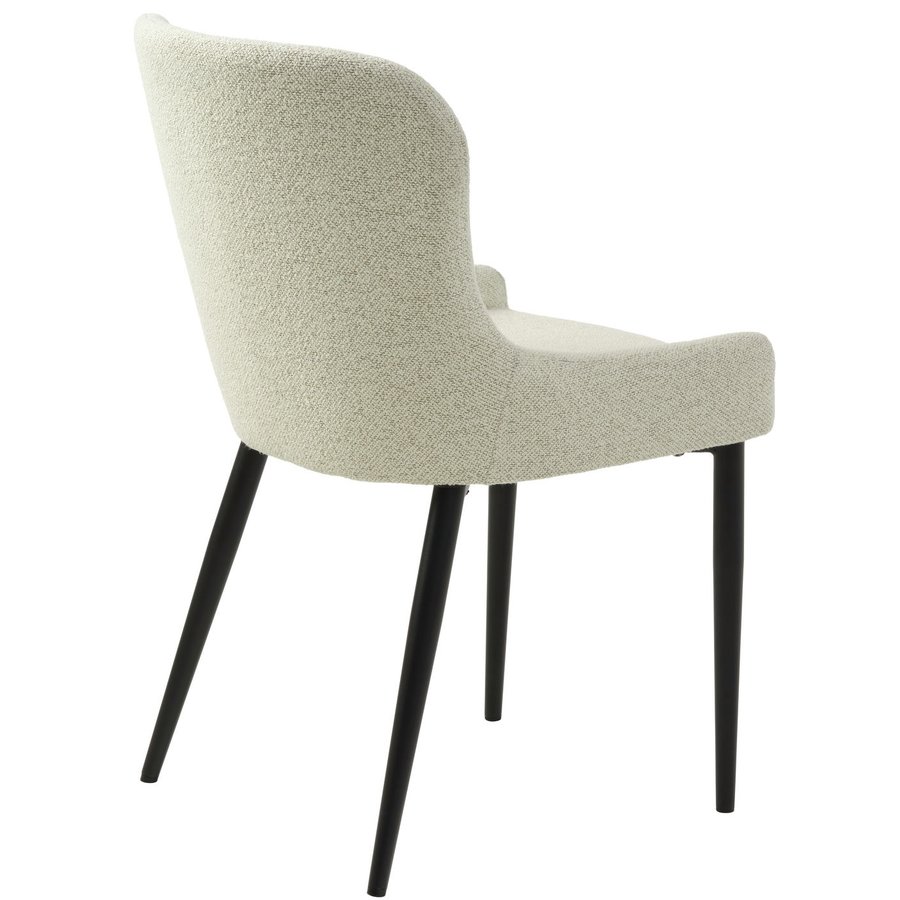 Ontario Eetkamerstoel Gebroken Wit Bouclé Ontario Eetkamerstoel Gebroken Wit Bouclé