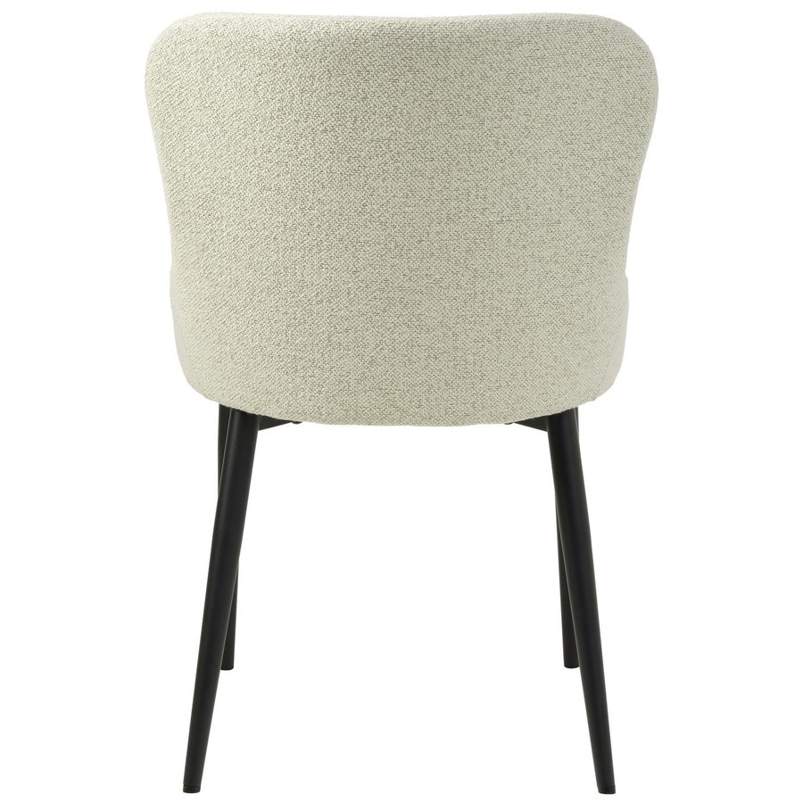 Ontario Eetkamerstoel Gebroken Wit Bouclé Ontario Eetkamerstoel Gebroken Wit Bouclé