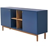 Color Living Dressoir 2-Deuren met Open Kubus Diepzee Blauw