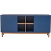 Color Living Dressoir 2-Deuren met Open Kubus Diepzee Blauw