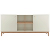 Color Living Dressoir 2-Deuren met Open Kubus Creme