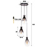 Nuget Hanglamp 3L Shaded