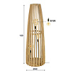 Launch Houten Vloerlamp 3L