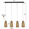 Launch Houten Hanglamp 4L