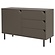 Corner Dressoir 1-Deur 3-Lades Donker Taupe