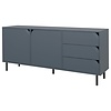 Corner Dressoir 2-Deuren 3-Lades Meerblauw