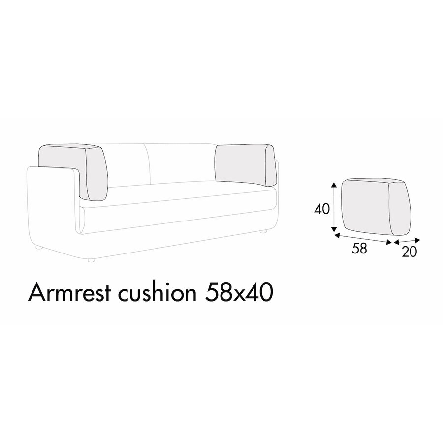 Stina Kussen 58 x 40 cm Stina Kussen 58 x 40 cm