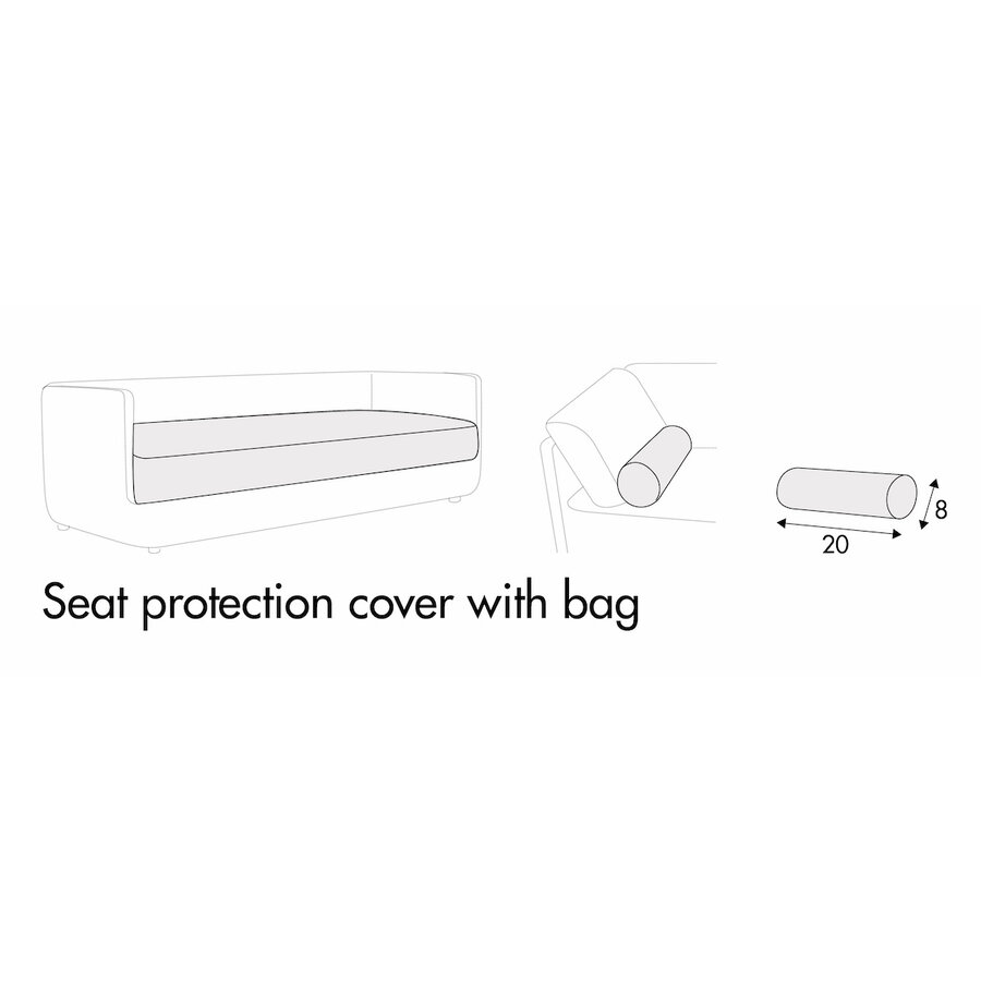 Stina Beschermhoes met opbergtas 200 x 80 cm Stina Beschermhoes met opbergtas 200 x 80 cm