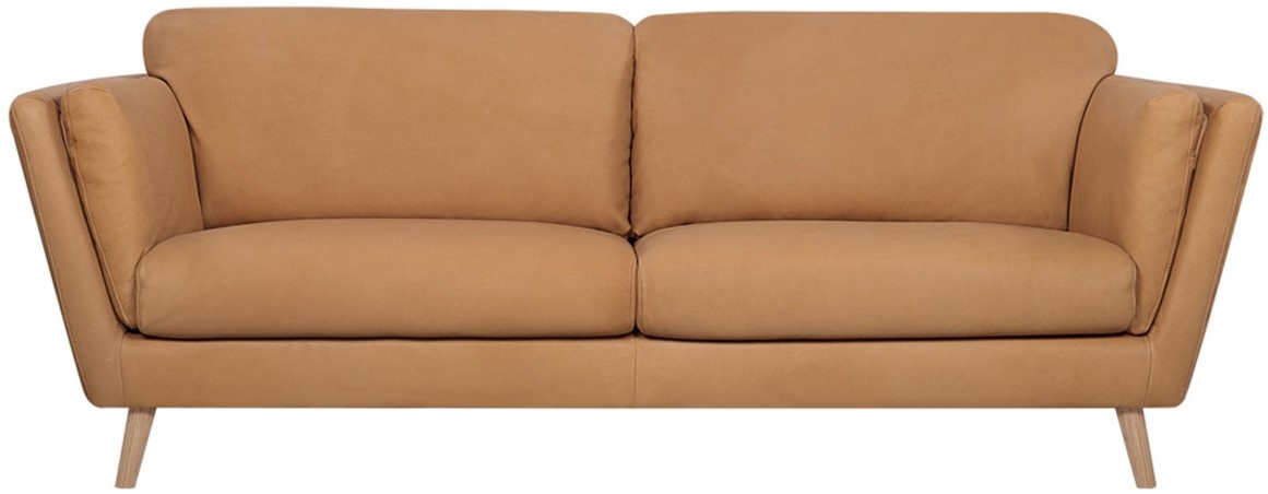 Sits Nova 3-zits Bank Leder Latte