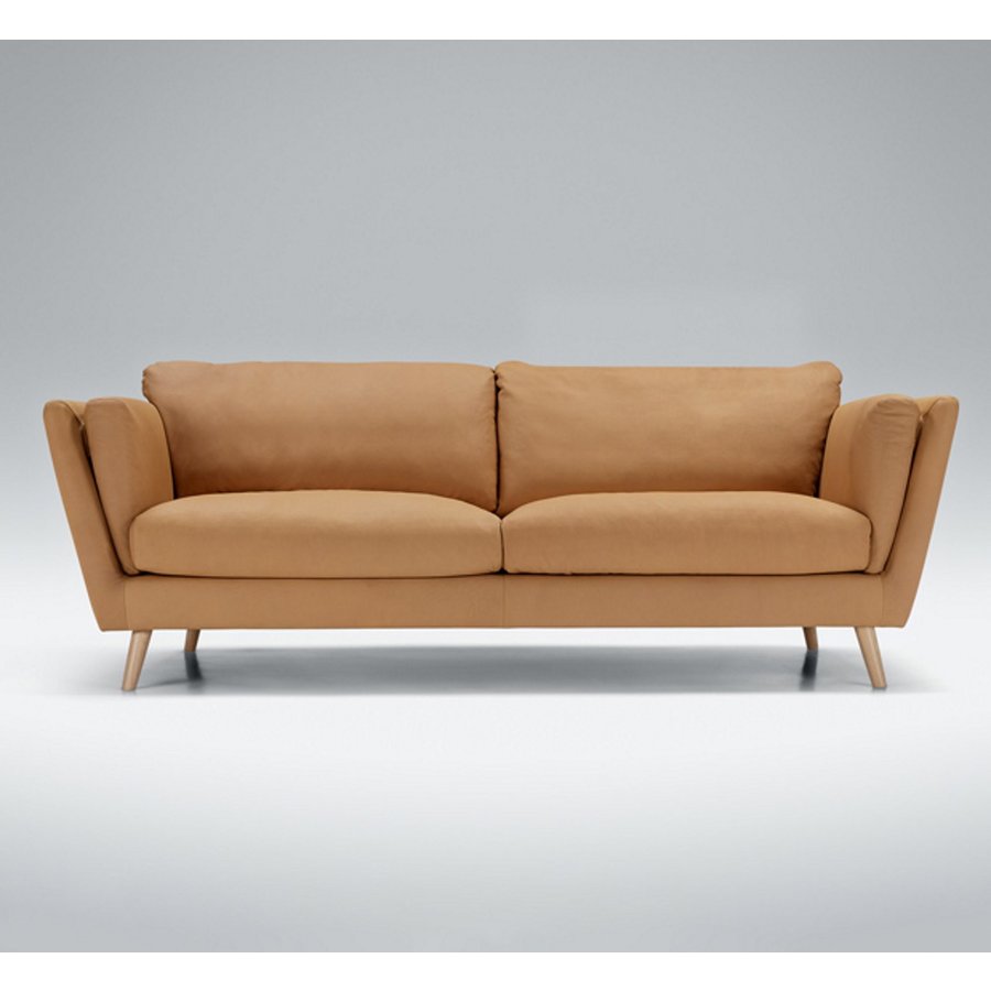 Nova 3-zits Bank Leder Latte Nova 3-zits Bank Leder Latte