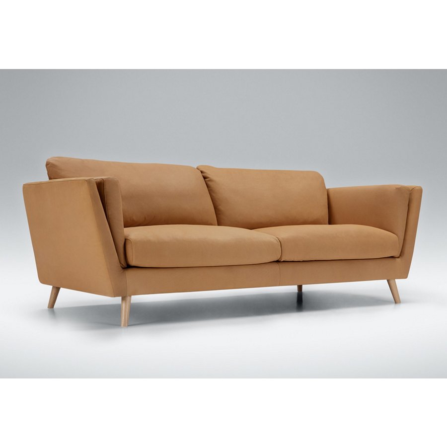 Nova 3-zits Bank Leder Latte Nova 3-zits Bank Leder Latte