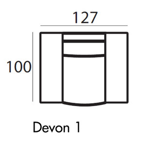 Devon Fauteuil 127 cm