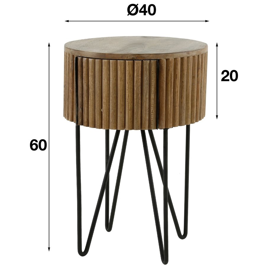 Tweak Nachtkastje Rond