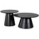 Jazz Ronde Salontafel Set Zwart