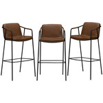 3x Boto Barstoel Vintage Bruin
