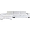 Pasha 3-Zits Bank + Chaise Longue Links Parel