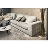 Pasha 3-Zits Bank + Chaise Longue Links Parel