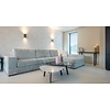 Pasha 3-Zits Bank + Chaise Longue Rechts Parel