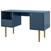 Color Living Bureautafel 1-Deur 1-Lade Diepzee Blauw