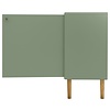 Color Living Dressoir 2-Deuren met Open Kubus Eucalyptus