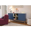 Color Living Dressoir 2-Deuren met Open Kubus Diepzee Blauw