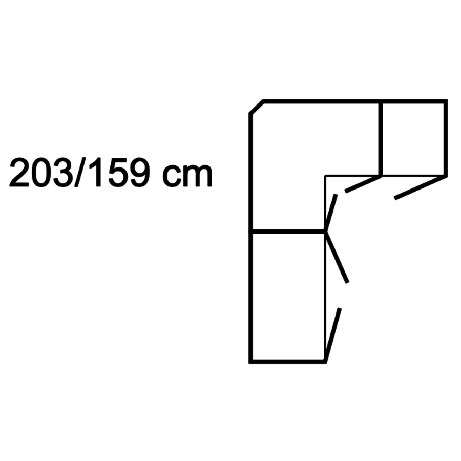 Smoke 90° Hoek Kledingkast 5 Deurs Smoke 90° Hoek Kledingkast 5 Deurs