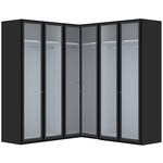 Jutzler Smoke 90° Hoek Kledingkast 6 Deurs Jutzler Smoke 90° Hoek Kledingkast 6 Deurs