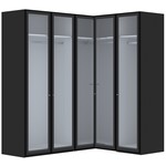 Jutzler Smoke 90° Hoek Kledingkast 5 Deurs Jutzler Smoke 90° Hoek Kledingkast 5 Deurs