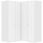 Jutzler Premium Wit 90° Hoek Kledingkast 4 Deurs Jutzler Premium Wit 90° Hoek Kledingkast 4 Deurs