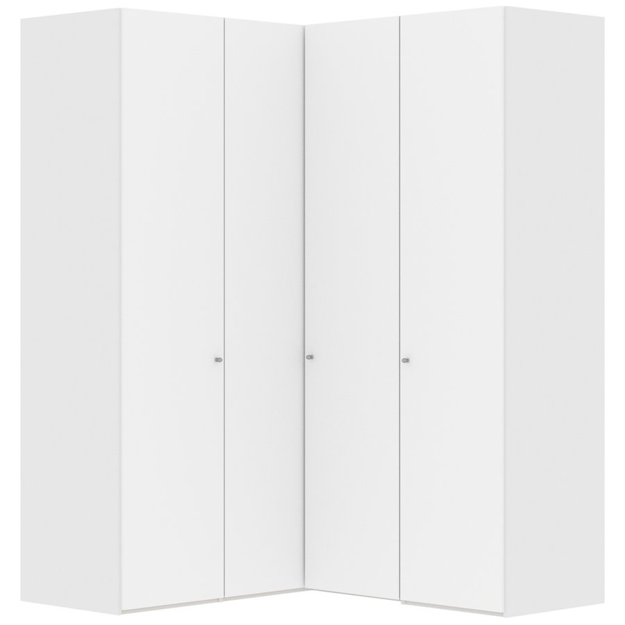 Premium Wit 90° Hoek Kledingkast 4 Deurs Premium Wit 90° Hoek Kledingkast 4 Deurs