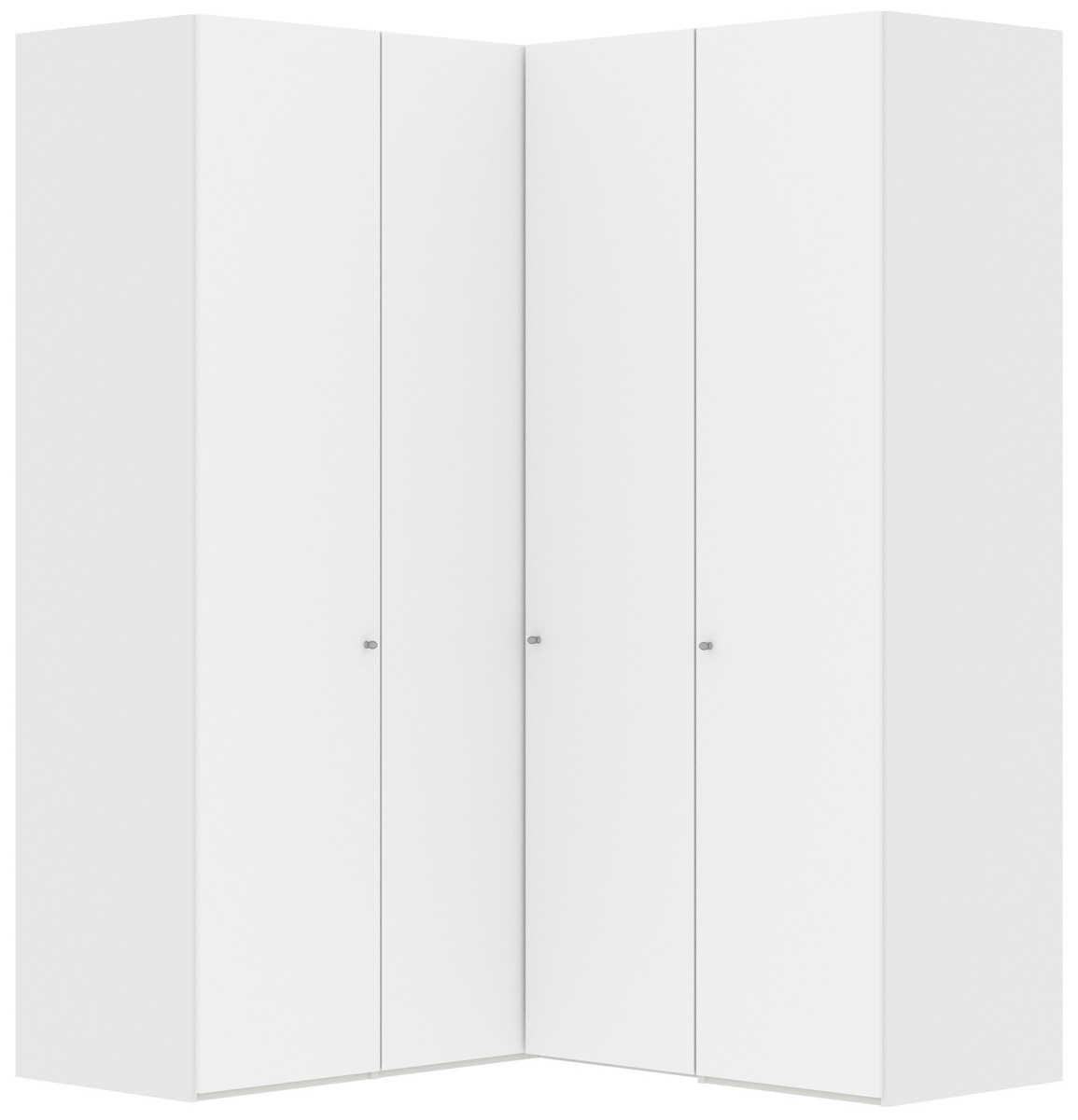 Jutzler Premium Wit 90° Hoek Kledingkast 4 Deurs