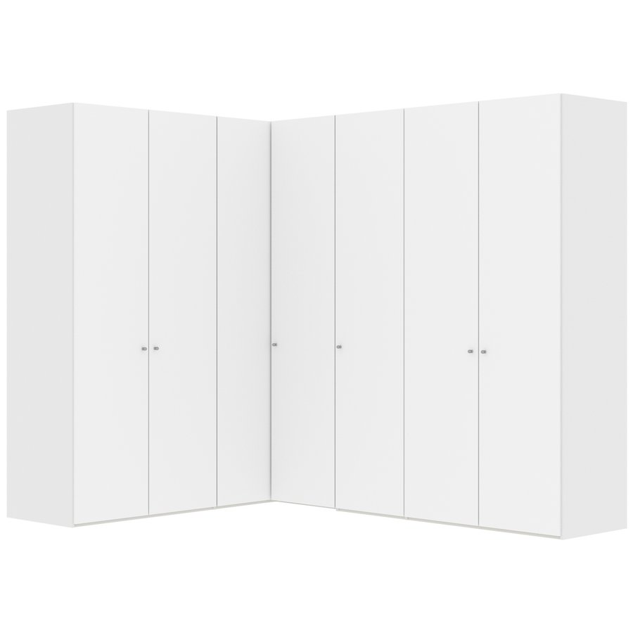 Premium Wit 90° Hoek Kledingkast 7 Deurs Premium Wit 90° Hoek Kledingkast 7 Deurs