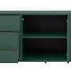 Plain Dressoir 1-Deur en 3-Lades Groen