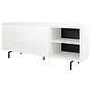 Plain Dressoir 1-Deur en 3-Lades Wit