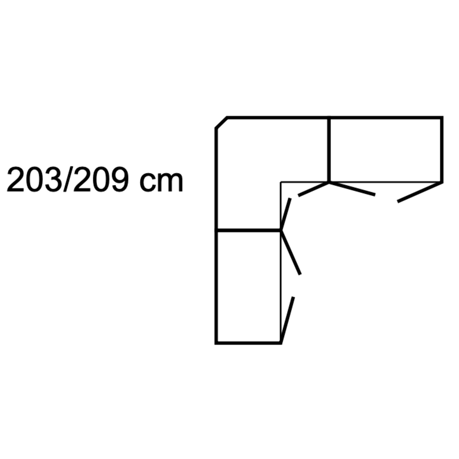 Landhuis Wit 90° Hoek Kledingkast 6 Deurs Landhuis Wit 90° Hoek Kledingkast 6 Deurs