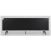 Plain TV-Meubel Groot 210 cm Wit/Walnoot