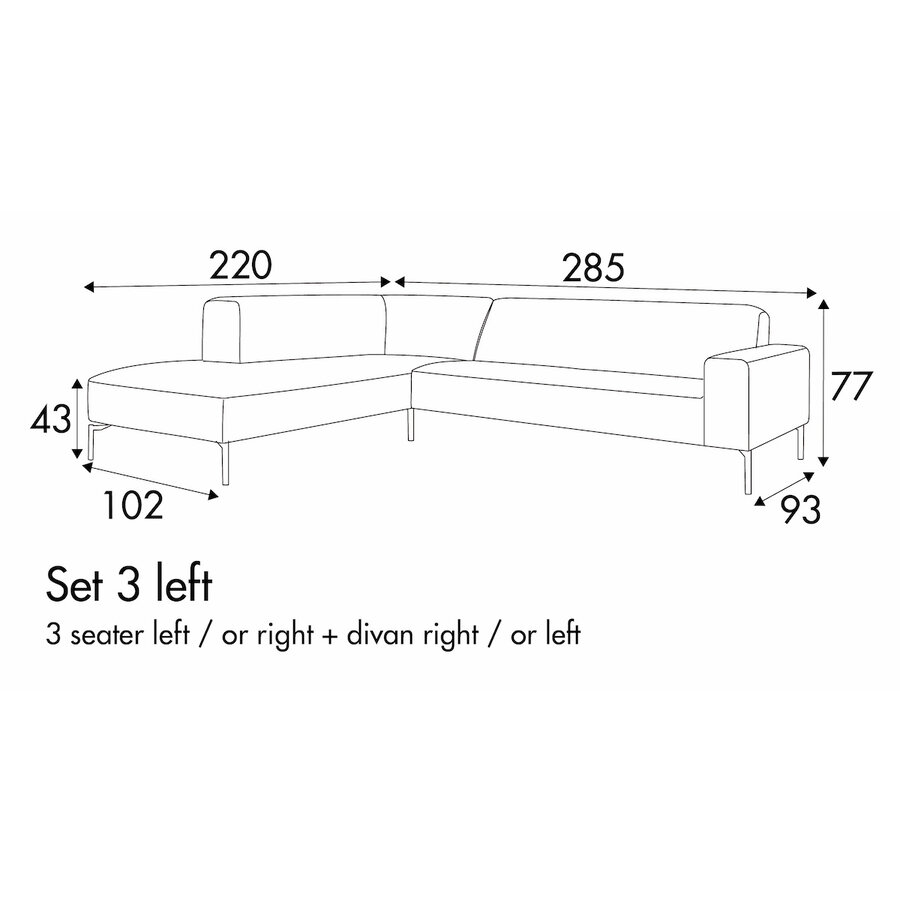Paul Set 3 Rechts/Links Paul Set 3 Rechts/Links