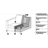 Impulse Bench 124 cm Links/Rechts