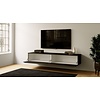 Levana Turin Zwart 180 cm TV Wandmeubel Levana Turin Zwart 180 cm TV Wandmeubel
