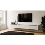Artego Design Levana Alpine Wit 300 cm TV Wandmeubel Artego Design Levana Alpine Wit 300 cm TV Wandmeubel