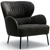 Ross Fauteuil Velvet Antraciet