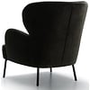 Ross Fauteuil Velvet Antraciet