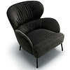 Ross Fauteuil Velvet Antraciet