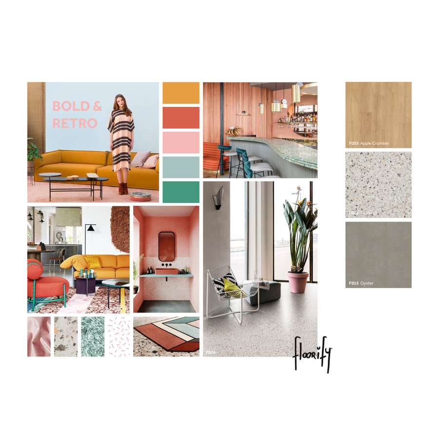 Oyster 30.5 x 61 cm PVC Tegels