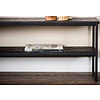 Herona Tv-meubel Aged-Teak Zwart 150 cm