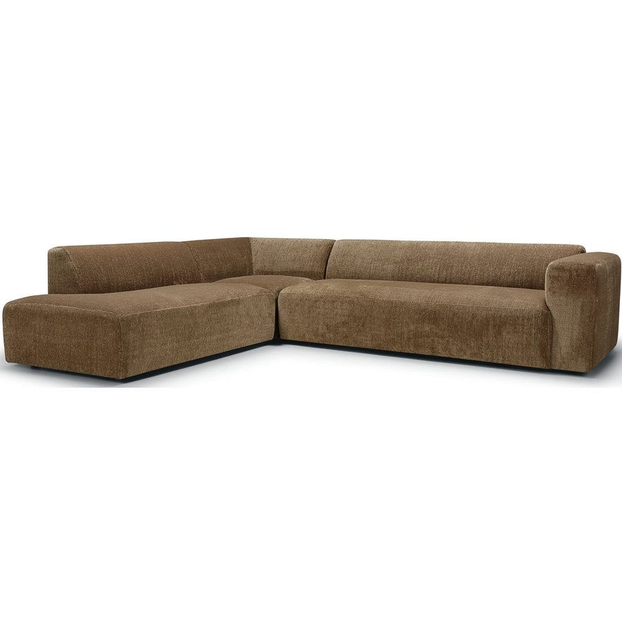 Annie 3-Zits + Chaise Lounge Goud Beige Rechts/Links Annie 3-Zits + Chaise Lounge Goud Beige Rechts/Links